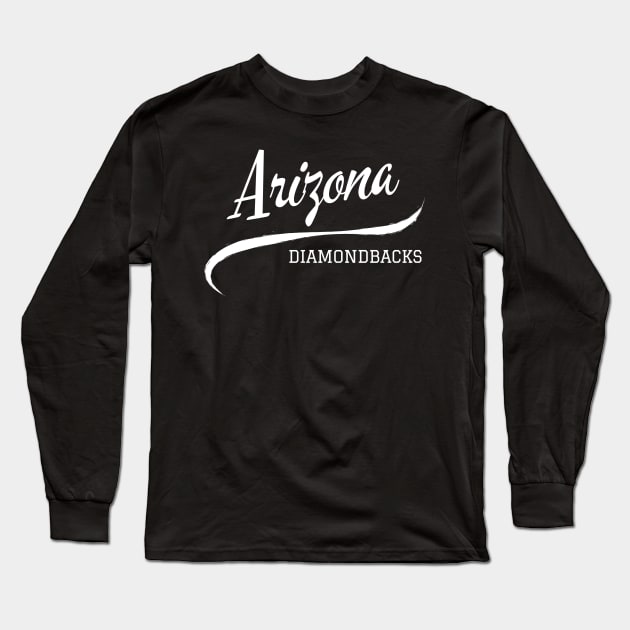 Arizona Diamondbacks Wave Long Sleeve T-Shirt by CityTeeDesigns